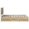 vidaXL Sengestamme med skuff Sonoma eik 150 x 200 cm Ingeni&oslash;rtre