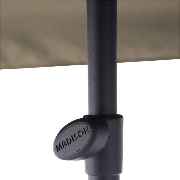 Madison Hageparasoll Patmos Luxe firkantet 210x140 cm ecru