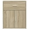 vidaXL Skjenker 2 sonoma eik 60x31x70 cm konstruert tre