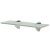 vidaXL Flytende hylle glass 30x10 cm 8 mm