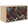 vidaXL Vegghengt TV-skap OMMEN 69 x 33 x 40 cm Sonoma eik