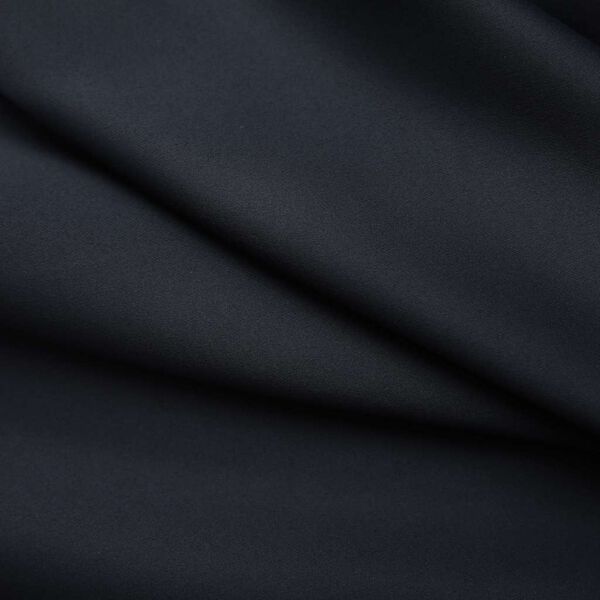 vidaXL Lystette gardiner med kroker 2 stk svart 140x245 cm