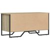 vidaXL Skohylle sonoma eik 90x38x45,5 cm konstruert tre