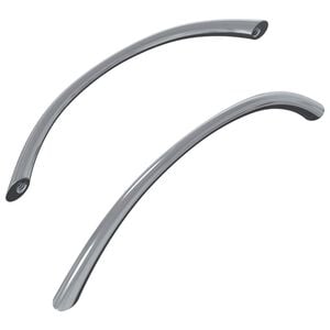 vidaXL H&aring;ndtak 2 stk. s&oslash;lv 107 x 3.6 x 23 mm Rustfritt St&aring;l