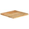 vidaXL Bordplate 60x60x3,8 cm naturlig kant heltre mango