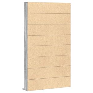 vidaXL CD-skap gr&aring; sonoma 102x23x177,5 cm konstruert tre