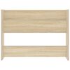 vidaXL Veggskoskap 2 stk sonoma eik 80x18x60 cm sponplater