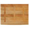 vidaXL Bordplate 90x60x2,5 cm naturlig kant heltre mango