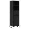 vidaXL Bokskap Svart Eik 43 x 36 x 150.5 cm Konstruert tre