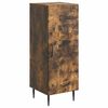 vidaXL Serviesskap R&oslash;kt Eik 33 x 34,5 x 89,5 cm Konstruert tre