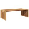 vidaXL Hagesidebord Brun 110 x 55 x 35.5 cm Heltre teak