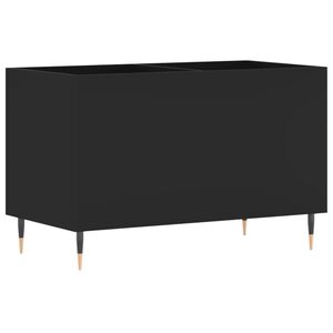 vidaXL Hifi-benk svart 74,5x38x48 cm konstruert tre