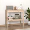 vidaXL Konsollbord 80x40x75 cm heltre furu