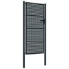 vidaXL Hageport antrasitt 100x175 cm st&aring;l