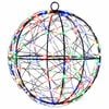 vidaXL Julefiniallys 200 LED-lys Flerfarget Diameter 20 x 22 cm