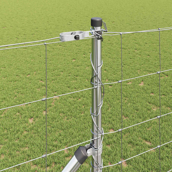 vidaXL Gjerdep&aring;le Galvanisert 50 x 1,4 m St&aring;l