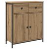 vidaXL Skjenk artisan eik 70x30x80 cm konstruert tre