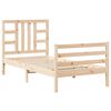 vidaXL Sengeramme uten madrass 90x200 cm heltre furu