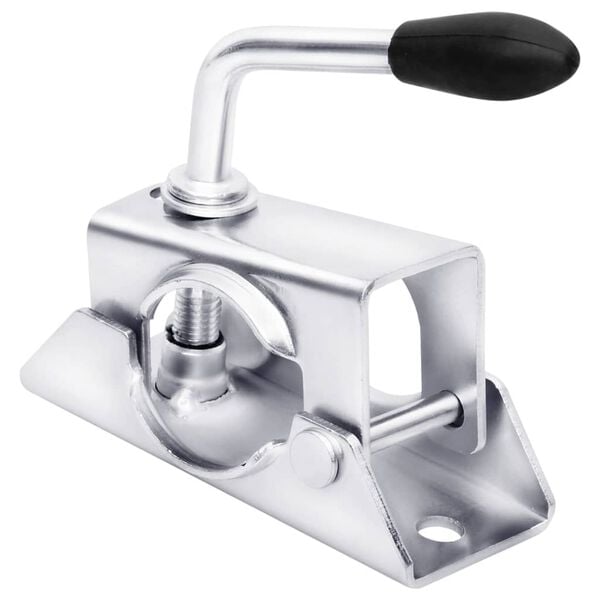 vidaXL Klemmer til st&oslash;ttehjul 2 stk 13,5x6,5x14 cm galvanisert st&aring;l