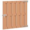 vidaXL Hageport 100 x 100 cm WPC og Aluminium Brun