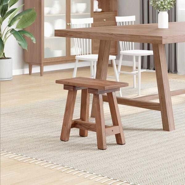 vidaXL benk Naturlig 50 x 26 x 45 cm Mahogni Tre