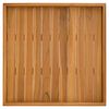 vidaXL Serveringsbrett 60x60 cm heltre teak