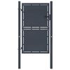vidaXL Hageport st&aring;l 100x125 cm antrasitt