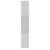 vidaXL Baderomsskap hvit 30x30x183,5 cm konstruert tre