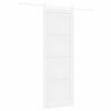 vidaXL Skyved&oslash;r ORKDAL 83 x 232 cm Heltre furu Hvit