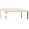 vidaXL Veggmontert paviljong 6x3x2,5 m kremhvit