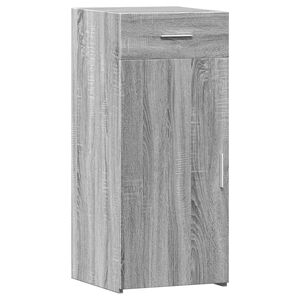 vidaXL Skjenk gr&aring; sonoma 40x42,5x93 cm konstruert tre
