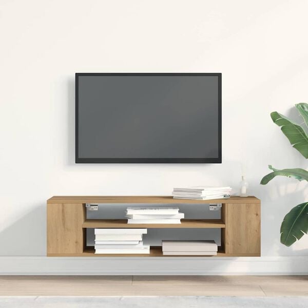 vidaXL TV-skap artisian oak 100 x 30 x 26,5 cm Konstruert tre