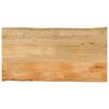 vidaXL Bordplate 110x60x2,5 cm naturlig kant heltre mango