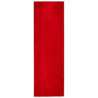 vidaXL Teppe HUARTE kort luv mykt og vaskbart rød 80x250 cm