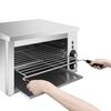 vidaXL Elektrisk Gastronorm salamander-grill 3000 W rustfritt stål