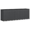 vidaXL Oppbevaring for 5 s&oslash;ppelb&oslash;tter Antrasitt 340 x 77,5 x 121,5 cm