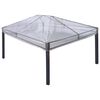 vidaXL Hagepaviljongdeksel erstatning 400 x 300 x 32 cm Gjennomsiktig