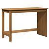 vidaXL Skrivebord Honning brun 112 x 50 x 75 cm Massiv furu