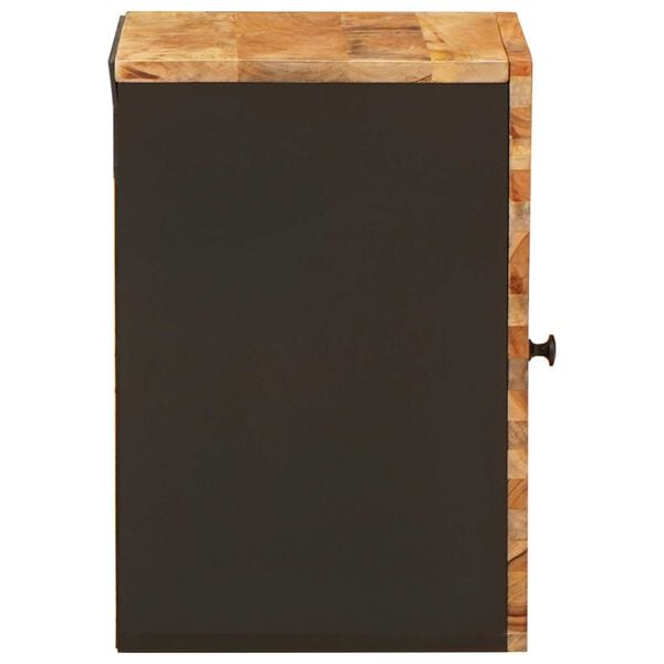 vidaXL Baderom Hengende Skap Naturlig 38 x 33 x 48 cm Massiv mango tre
