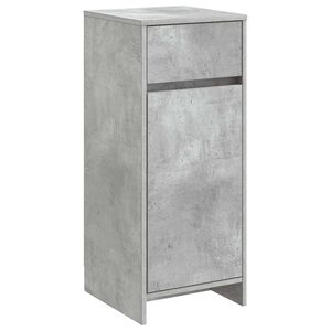 vidaXL Baderomsskap Betonggr&aring; 35 x 36,5 x 85 cm Konstruert tre