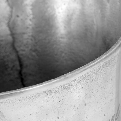 vidaXL Champagnekjøler solid aluminium 39x29x71 cm sølv