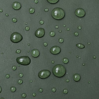 Vanntett slitesterk regnsett med hette, grønn L