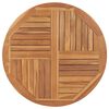 vidaXL Bordplate heltre teak 2,5 cm 90 cm