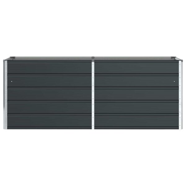 vidaXL Plantekassed Antrasitt 480 x 50 x 45 cm Galvanisert St&aring;l