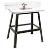 vidaXL Fresebord st&aring;l og MDF 81x61x88 cm