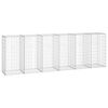vidaXL Gabion med topp- og bunnlokk galvanisert st&aring;l 300x50x100 cm