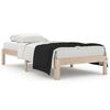 vidaXL Sengeramme heltre furu 90x190 cm Single
