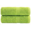 vidaXL Premium vaskeh&aring;ndkl&aelig;r SOLUND 2 stk eplegr&oslash;nne 30x30 cm 600 gsm