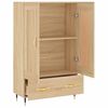 vidaXL Highboard sonoma eik 69,5x31x115 cm konstruert tre
