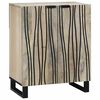 vidaXL Serviesskap Hvit 60 x 33,5 x 75 cm Massiv mango tre